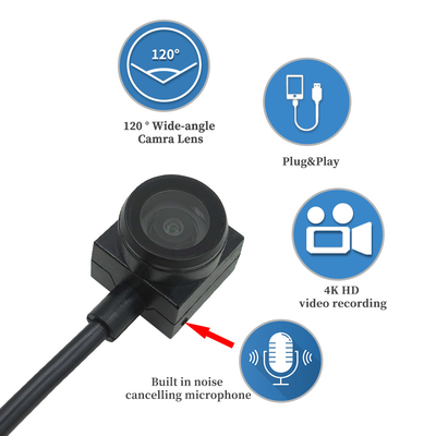 Bom preço Webcam USB de foco fixo grande angular de 15*15mm 4K 8MP Mini OTG USB on-line