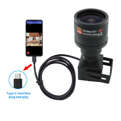 Goede prijs Mini USB 2.8-12mm Varifocale Lens Camera 1080p HD 2MP Handmatige Zoom voor Android online