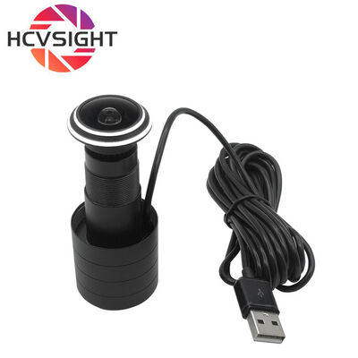 Хорошая цена 1080P 2MP USB камера для просмотра дверей 175° широкоугольная камера Full HD Peephole онлайн