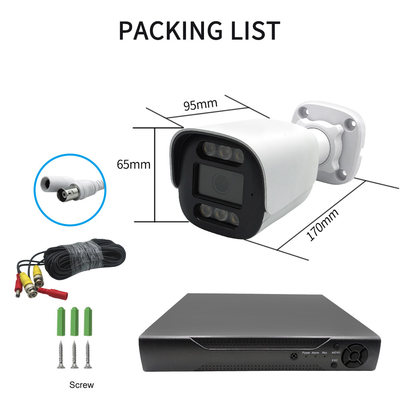 Good price 4-8 AHD Cameras, Full-color Night Vision HD 2MP Outdoor Safety Monitoring Camera online